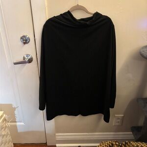 Black turtleneck dress